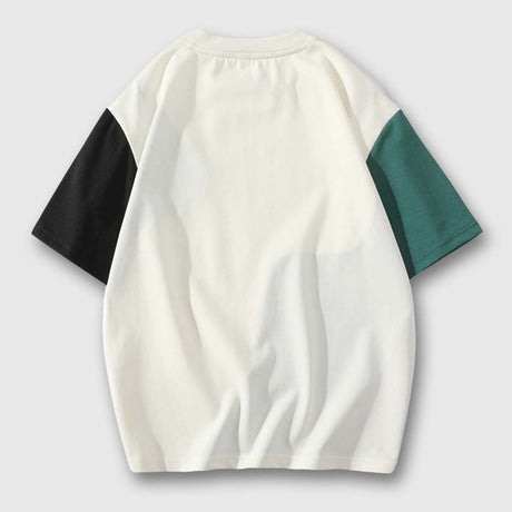 Colorblock Casual Loose T-Shirt