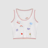 Sweet Embroidery Tank Top