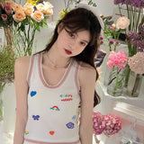 Sweet Embroidery Tank Top