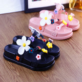 Ladybugs & Flower Decor Sandals