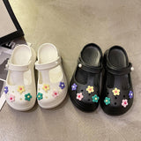 Sweet Colorful Flowers Garden Clog
