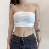 Zweiteiliges Crop-Top mit Revers