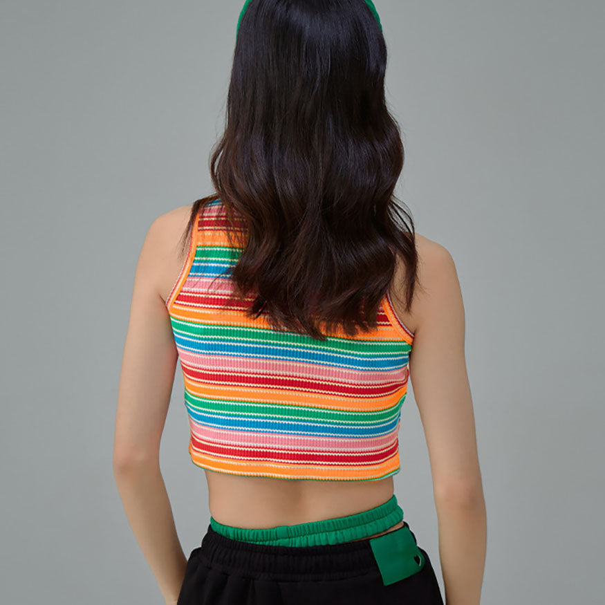 Colorful Striped Tank Top