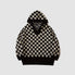 Checkerboard Hooded Sweater