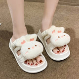 Two Strap Cartoon Doll Decor Sandals