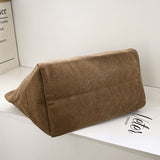 Oluolin Letter Printed Canvas Bags