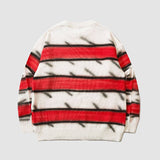 Japanese Style Color Gradient Striped Sweater