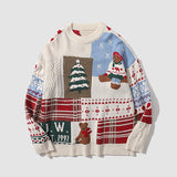 Carino maglione modello orso di Natale