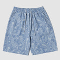 Paisley Pattern Drawstring Shorts