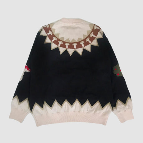 Mushroom & Rabbit Pattern Sweater