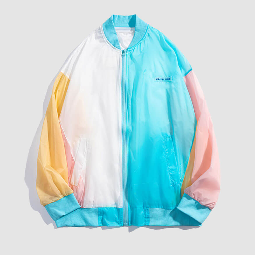 Color Block Sunproof QD Jacket
