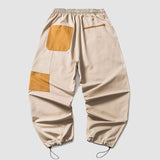 Color de contraste Patchwork Cargo Pants