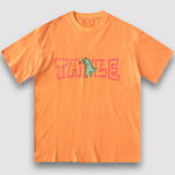 T-Shirt mit feuerspeiendem Dinosaurier-Print