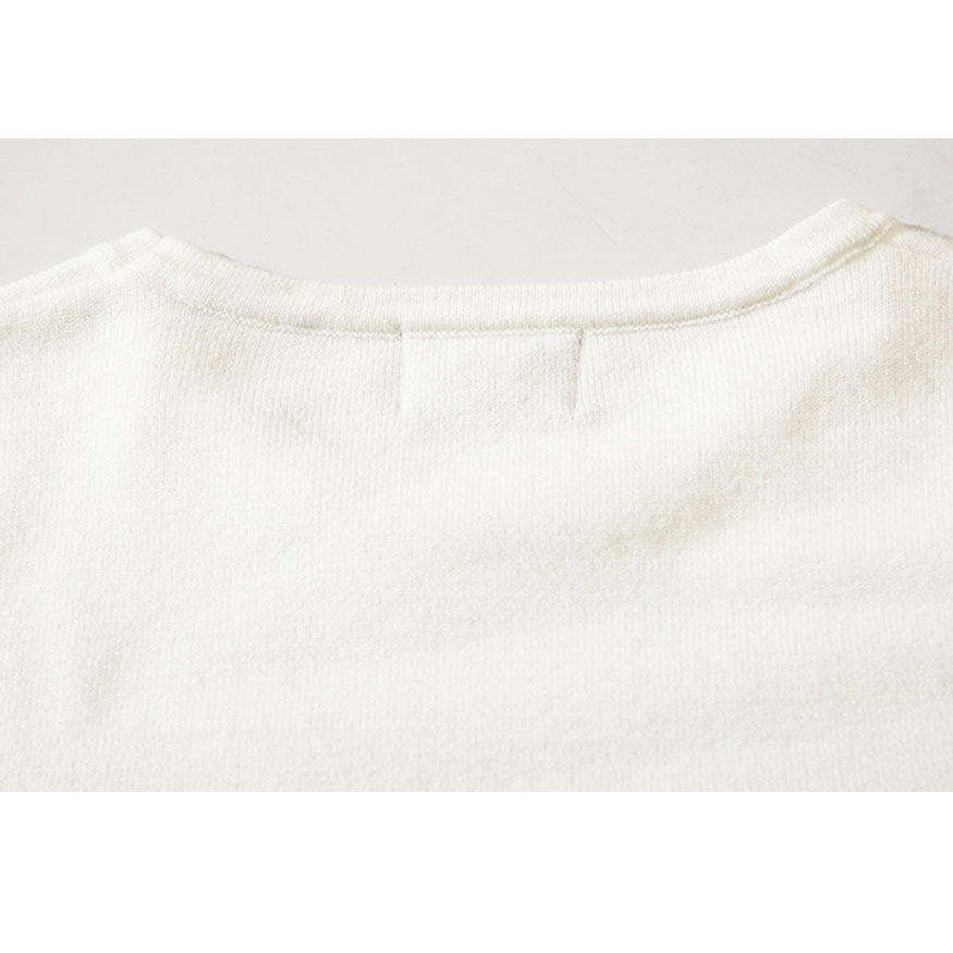 Pacifism Letter Print Knit Crop Top