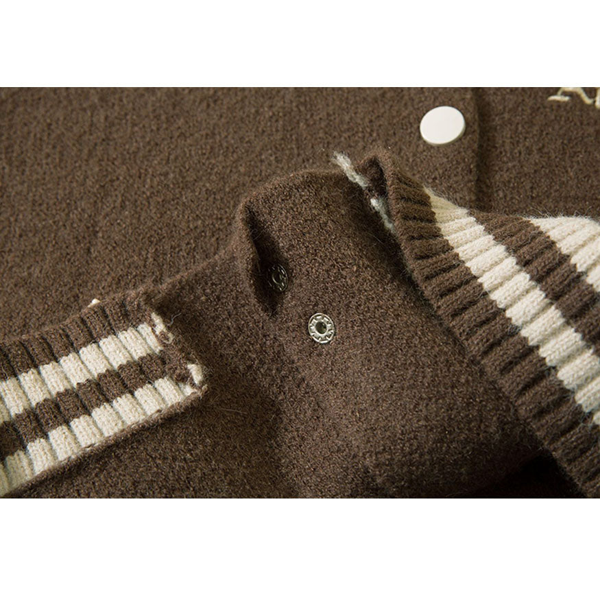 PU Sleeve Patchwork Chaqueta Varsity recortada