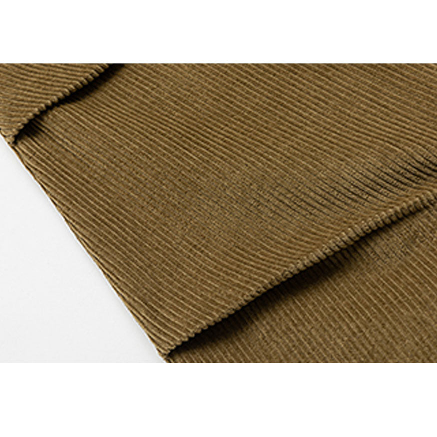 Ruched Sleeve Corduroy Blazer