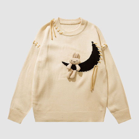 Mond &amp; Hase Puppe Pullover