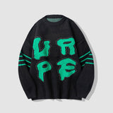 Creative Letters Print Sweater