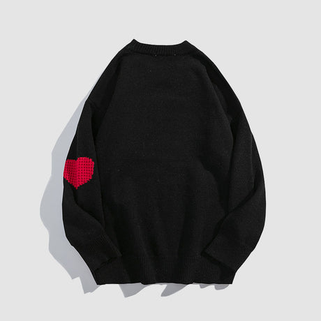 Three Heart Pattern Sweater