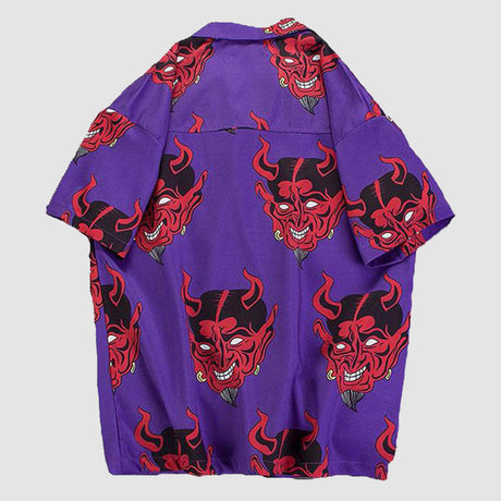Teufel-Druck-Sommer-Shirt