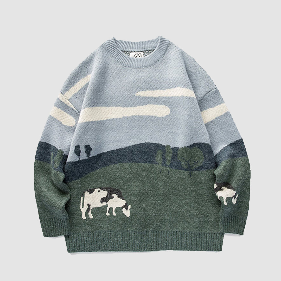 Cow in sweater sale