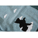 Suéter Cat & Cloud Pattern