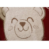 Pullover mit Smiley-Bären-Print + Bären-Minitasche