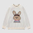 Pullover mit niedlichem Kaninchenmuster