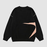Detachable Color Block Zipper Sweater