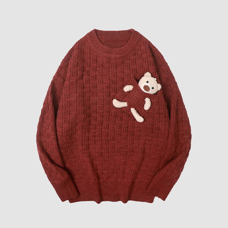 Pocket Bear Doll Sweater