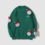Lindo suéter de punto para muñecas de Santa