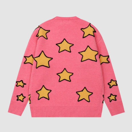 Cute Rabbit & Star Pattern Sweater