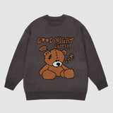 GOOD NIGHT Pullover mit Bärenmuster