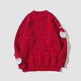 Lindo suéter de punto para muñecas de Santa