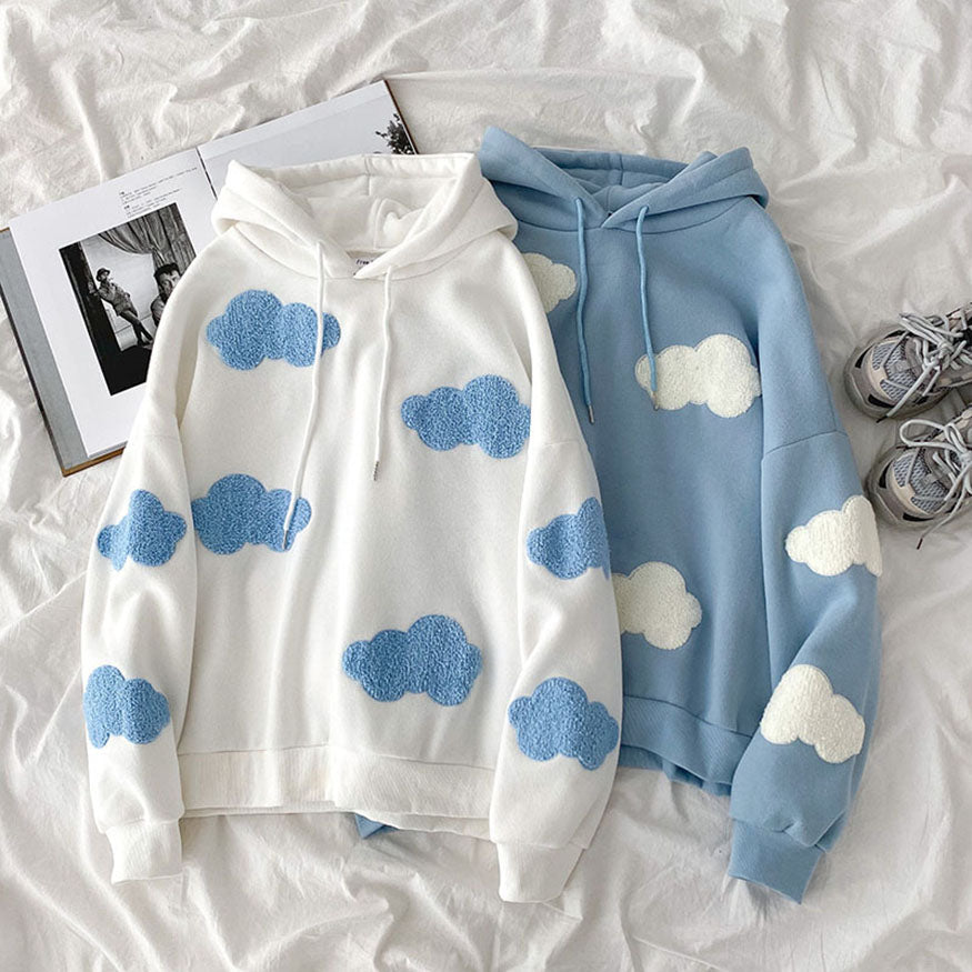 Cloud Pattern Hoodie