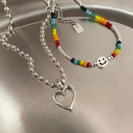 Smiley&Heart Necklace