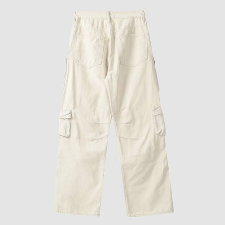 Three-Dimensional Patch Pocket Cargo Pants