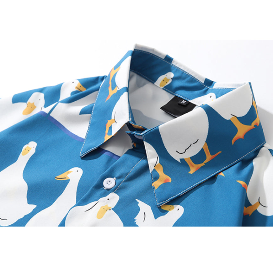 Lovely Ducks Summer Shirt | OLUOLIN