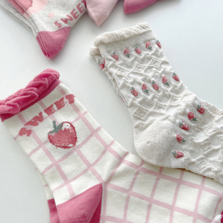 Cute Strawberry Socks