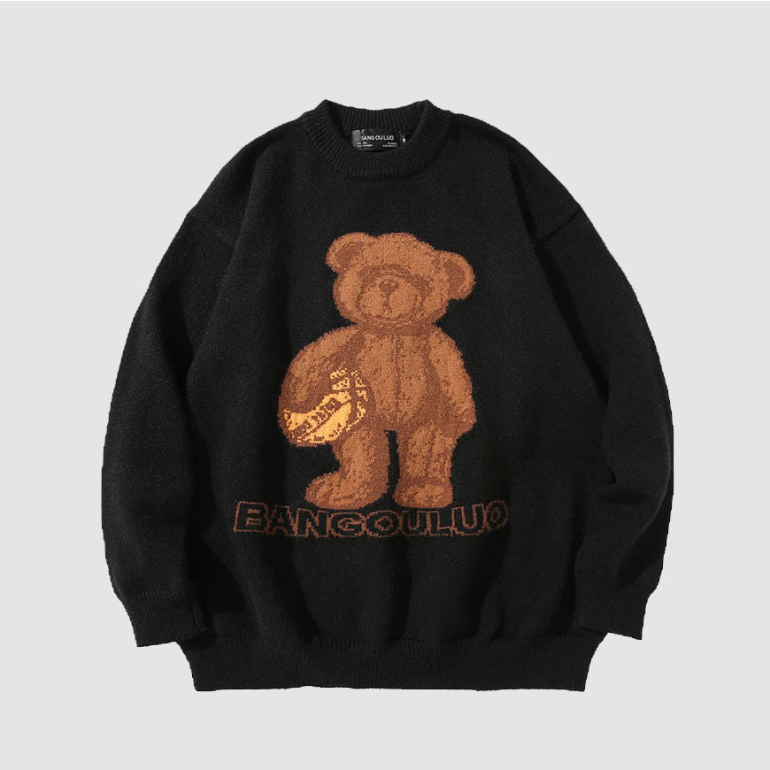 Pullover mit Fußballbären