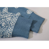 Maglione a maglia con cucitura Paisley