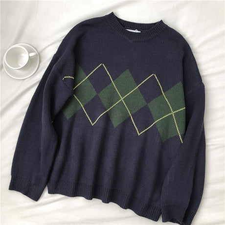 Argyle Japanese Sweater