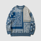 Paisley Stitching Sweater