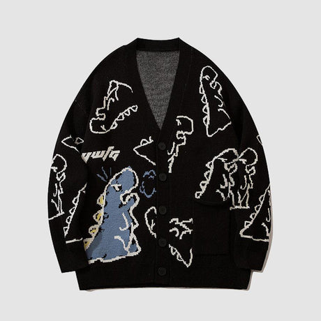 Dinosaur Cardigan Sweater