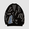 Dinosaurier-Strickjacke