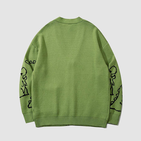 Dinosaur Cardigan Sweater