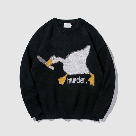 Goose Print Sweater