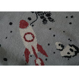 Astronaut Pattern Knitted Sweater