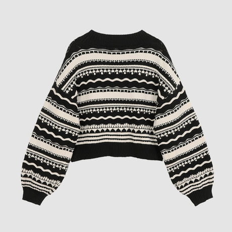 Stripe Cardigan Sweater