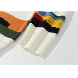 Multicolor Stripe Knit Sweater